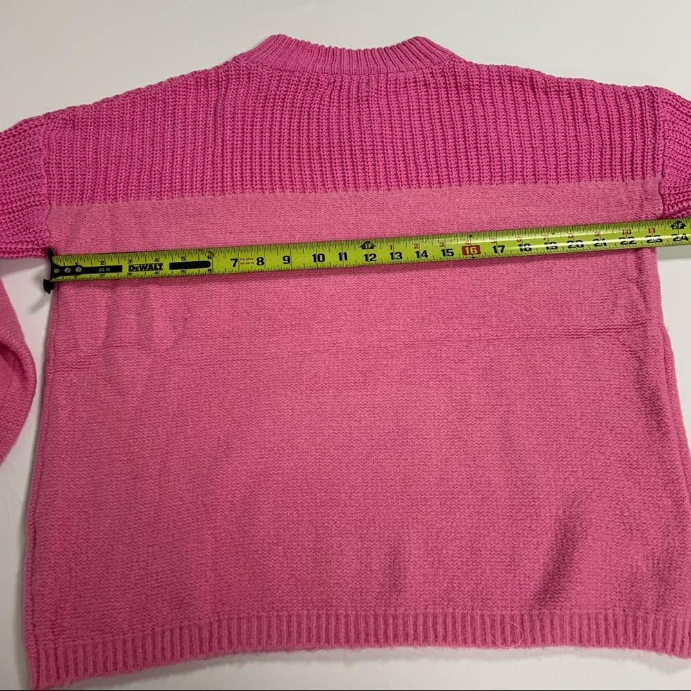 Miracle pink pullover sweater s/m - Picture 11 of 12